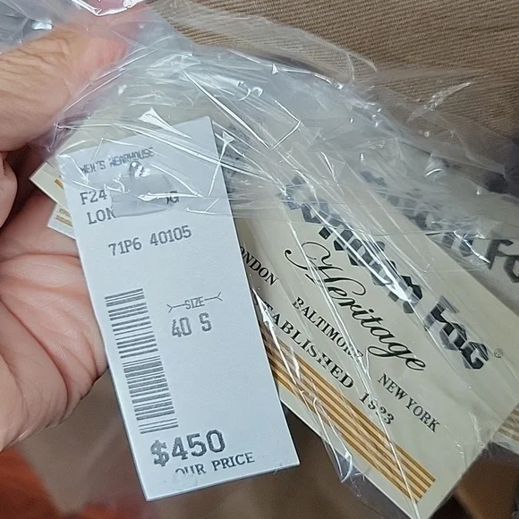 NWT London Fog Brown Double-Breasted Trench Coat - Picture 8 of 16